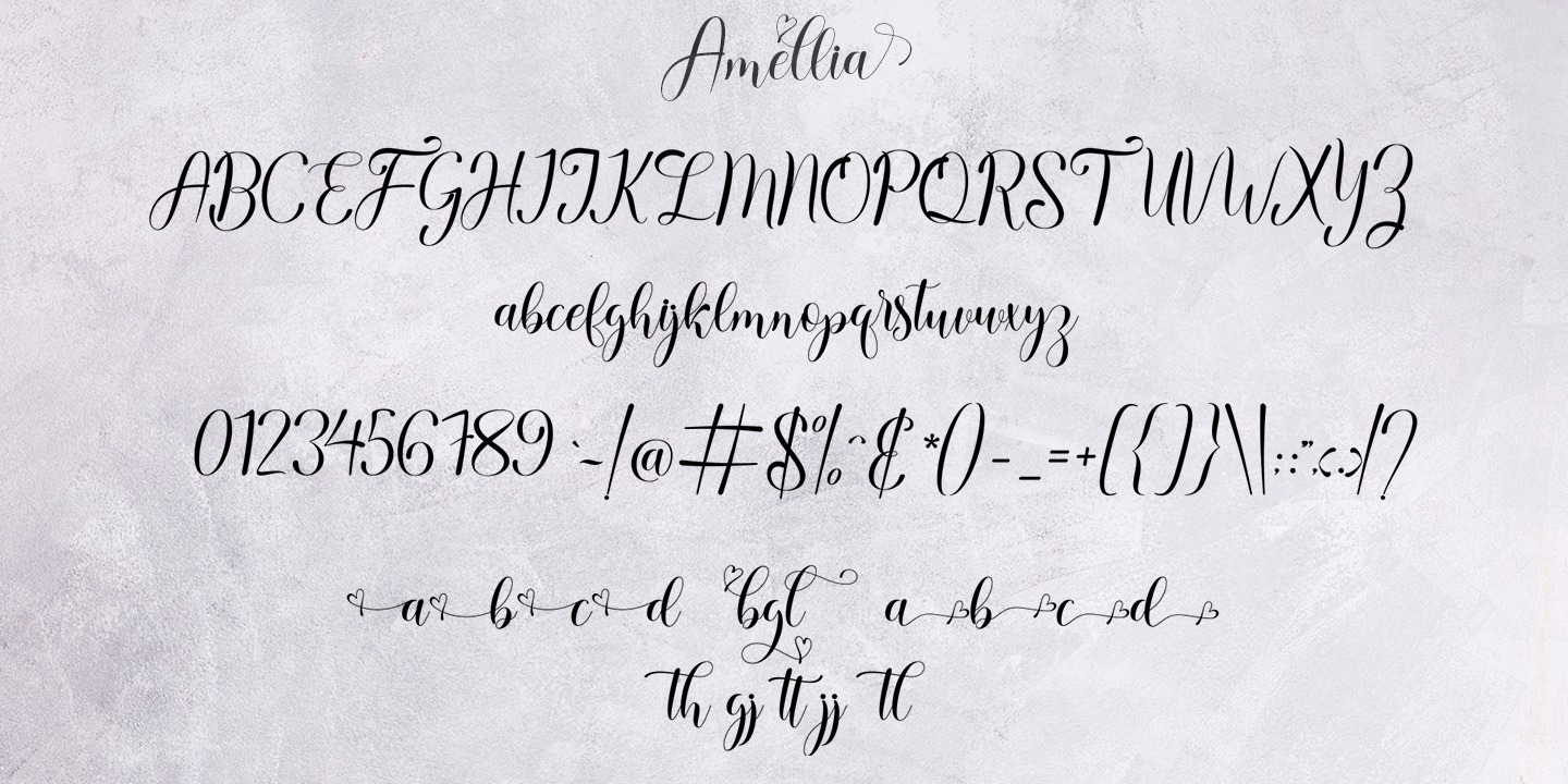 Amellia Script